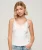 Athletic Essential Lace Trim Cami Top Wit