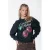 Colourful Rebel katoenen trui met print – donkerblauw