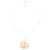 Orphelia Dames 925 Sterling Zilveren Ketting met Hanger – Zilver/Roze ZH-6010