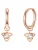 Eastside Oorbellen  rose-goud / zilver