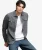 Herringbone Workwear Shirt Relaxed Pasvorm Blauw