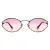 Miu Miu MU52YS 5AK06S goud bruin gradiënt violet zonnebril