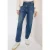 Cecil Dames Wide Leg Patch Pocket Jeans in Blauw