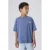 NAME IT KIDS T-shirt met backprint blauw
