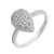 Orphelia Dames 925 Sterling Zilveren Ring – Zilver ZR-3877
