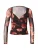 Abercrombie & Fitch Shirt ‘ZOE’  chocoladebruin / goudgeel / pitaja roze / framboos