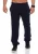NIKE Heren Club Swoosh Cuff Joggingbroek in marineblauw