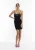 faina mini-jurk met parelketting details