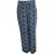 Prada, blauwe bloemenprint zijde casual pantalon