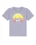 watabout.kids Shirt ‘Sunset Cat’  limoen / lichtgeel / sering / watermeloen rood