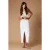 TRENDYOLMİLLA Dames Wit Effen Maxi Kokerrok- rok Kokerrok- rok Rokken