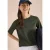 Cecil Dames Basic Shirt met boothals in Groen