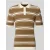 MCNEAL Slim fit poloshirt in gebreide look
