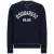Dsquared2 Milano Logo Cool Fit marineblauw sweatshirt