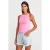 Geribbelde Halter-Neck Slim-Fit Blouse