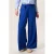 Miss Etam wide leg regular waist broek blauw