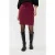 EsQualo Skirt Cargo Modal Wine Red