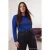 Trendyol Curve Dames Donkerblauw Effen Lang Getailleerd Grote maten Blouses