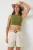 Hoge Taille Wijde Been Katoenen Shorts