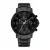 Tommy Hilfiger  zwarte heren horloge met zwarte wijzerplaat