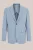 WE Fashion Heren slim fit blazer van twill met stretch