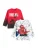 Cool Club Shirt  rood / zwart / wit