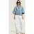 ALTER EGO Lena Denim Blouse Light Denim