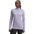Under Armour Dames-top met halve rits en textuur (Transparant)