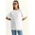 Overmaatse Crew Neck Katoenen T-Shirt