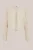 WE Fashion – Dames jersey vest met pailletten – Regular fit – Ecru –