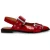 Steve Madden Grand Ave Flat Shoes Red Patent