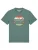 Watapparel Shirt ‘Recumbent Bike’  groen / lichtgroen / donkerrood / offwhite