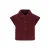 NoBell’ teddy gebreid vest – donkerrood