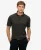 Superdry Mannen Gebreid Poloshirt met Korte Mouwen en Textuur Zwart