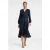Forever New Lilian Balloon Sleeve Midi Dress Winter Navy Jersey Winter N