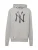 NEW ERA Sweatshirt ‘NEYYAN’  grijs gemêleerd / rood / zwart / wit