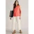 White Stuff Yasmin Double Cloth Vest Bright Pink