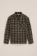 WE Fashion – Jongens overshirt met ruit – Regular fit – Legergroen –