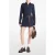 Michael Kors Fitted Army Shirt In Navy