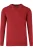 MAERZ Superwash Trui V-hals rood, Effen