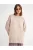Oversized Geribbelde Trui met Ronde Hals