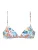 VENICE BEACH Bikinitop  lichtblauw / oranje / wit