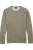 OLYMP Casual Trui ronde hals grijs-groen, Effen