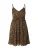 ABOUT YOU Jurk ‘Caroline’  bruin / zwart