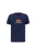 ALPHA INDUSTRIES Shirt  navy / oranje