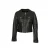 Dames leren ritsjack Oakwood Susan