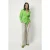 Dante6 Pansy Drapey Blouse Green Flare
