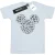 Disney Heren Mickey Mouse Hoofd van Handen T-Shirt (Wit)
