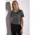 Street One Dames Basic shirt met tekst in Grijs