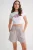 Hoge Taille Gestreepte Wijde Broekshorts